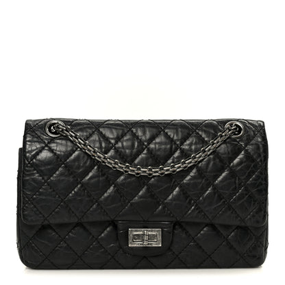 Chanel Aged Calfskin Quilted 2.55 Reissue 225 Flap Black 1 of 10