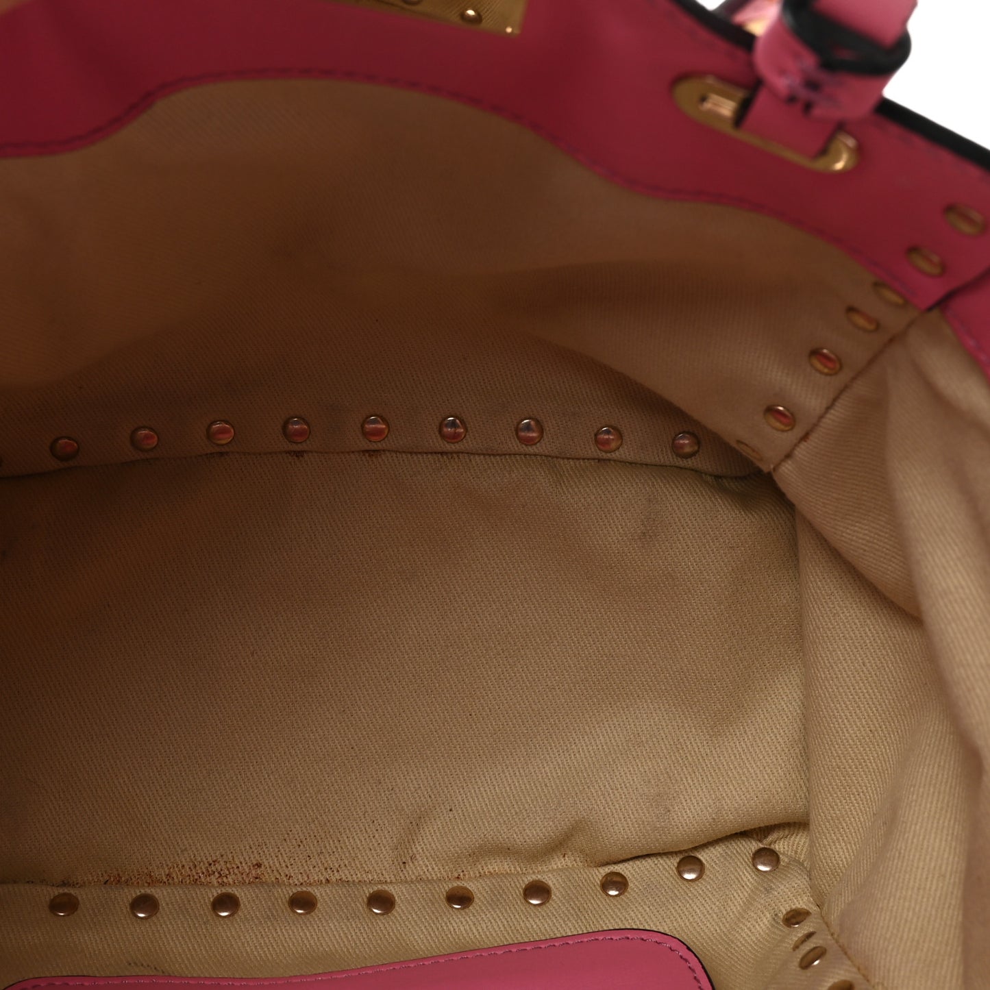 Vitello Mini Rockstud Tote Ninphea