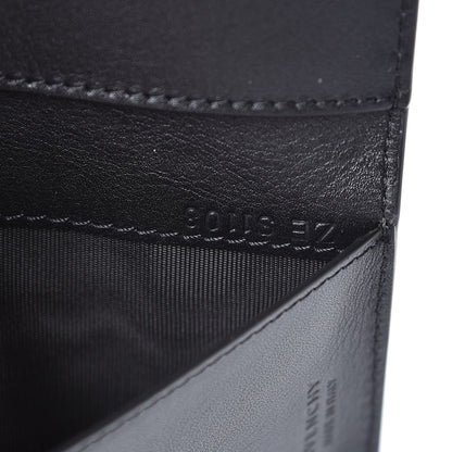 Givenchy Calfskin Logo Folding Card Holder Black 7 of 8