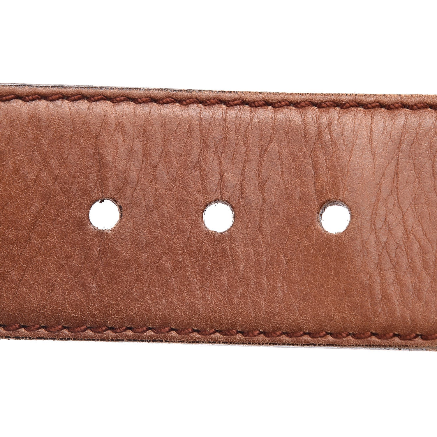 Gucci Guccissima Wide Belt 80 32 Brown 6 of 9