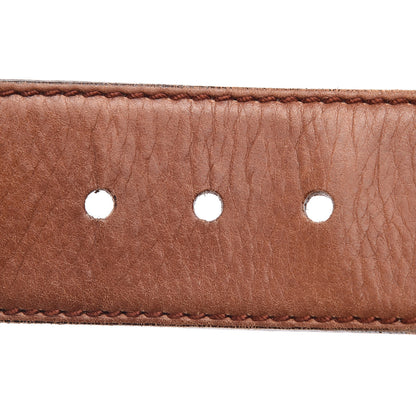 Gucci Guccissima Wide Belt 80 32 Brown 6 of 9