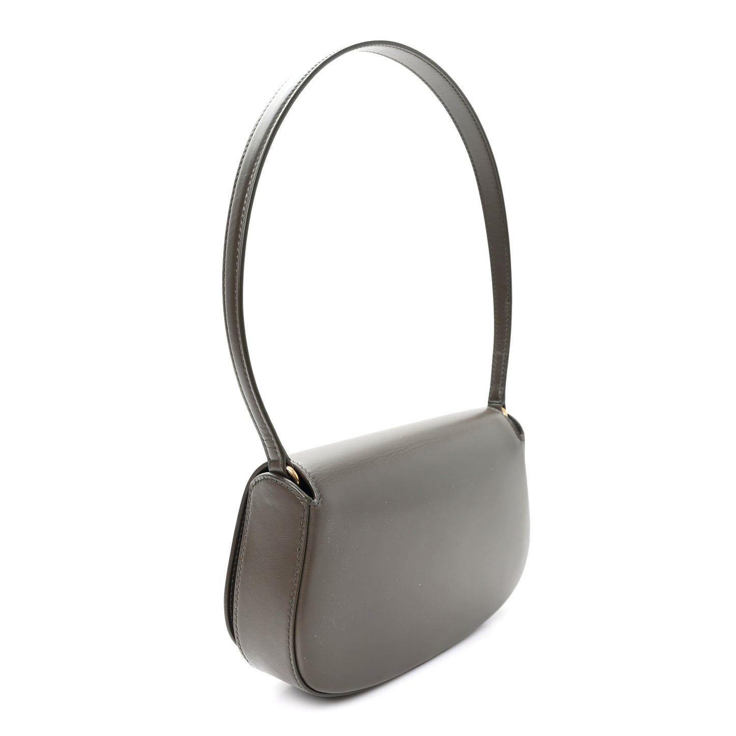 Box Calfskin Mini Voltaire Shoulder Bag Deep Musk