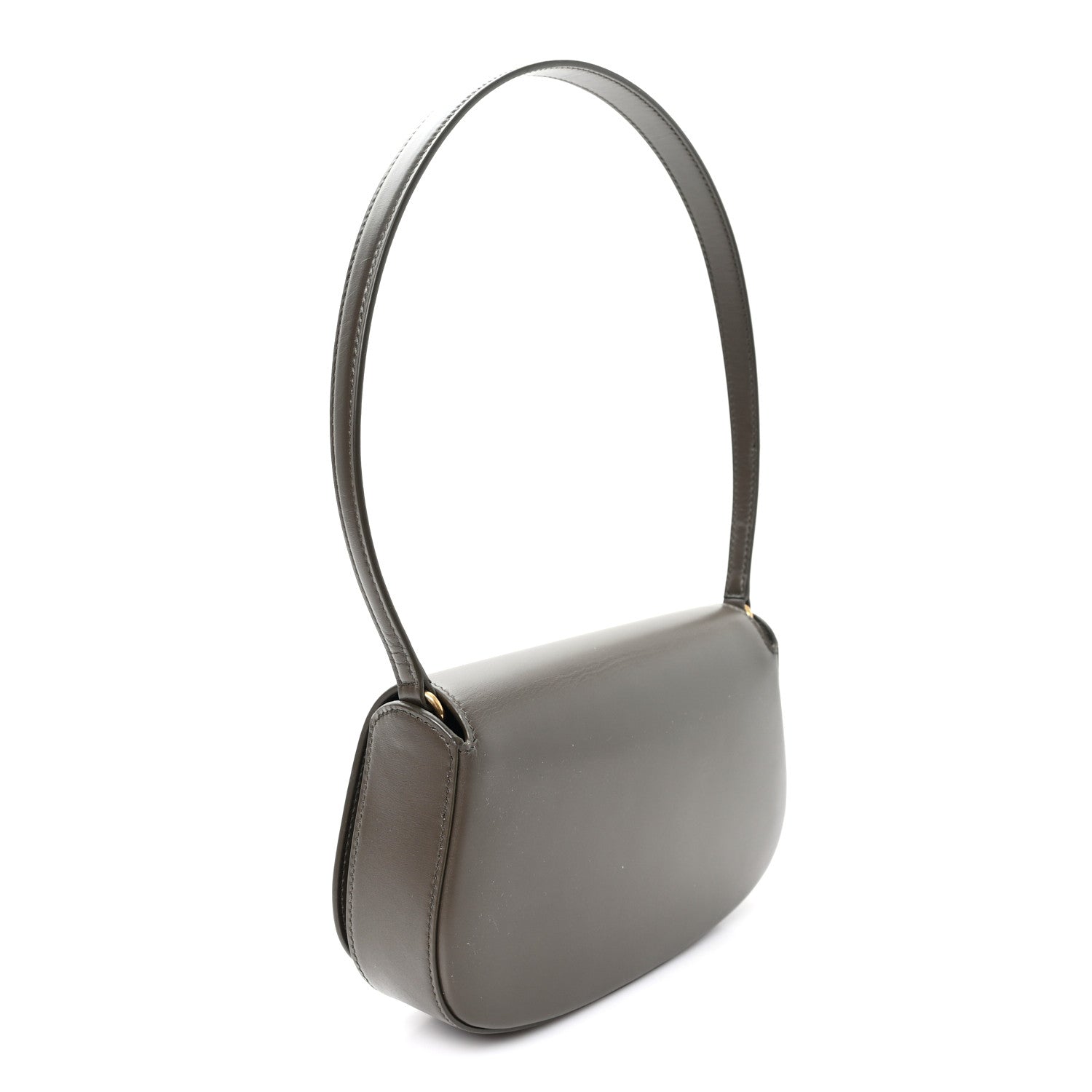 Saint Laurent Box Calfskin Mini Voltaire Shoulder Bag Deep Musk 3 of 10