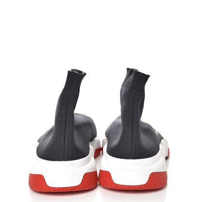 Balenciaga Technical 3D Knit Mens Speed Sneakers 46 Black Red 5 of 9