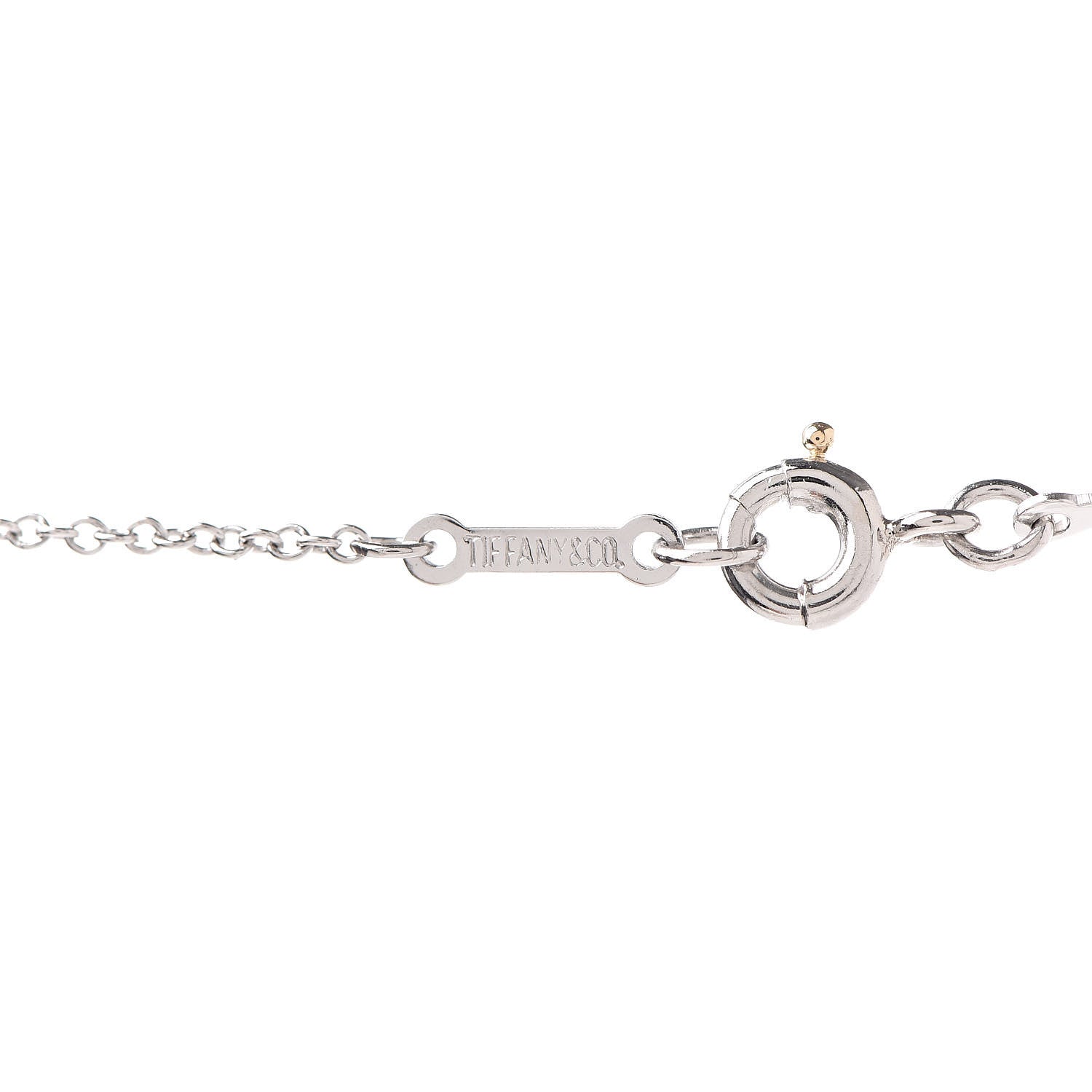 Tiffany Platinum Diamond 14mm Elsa Peretti Cross Pendant Necklace 8 of 8