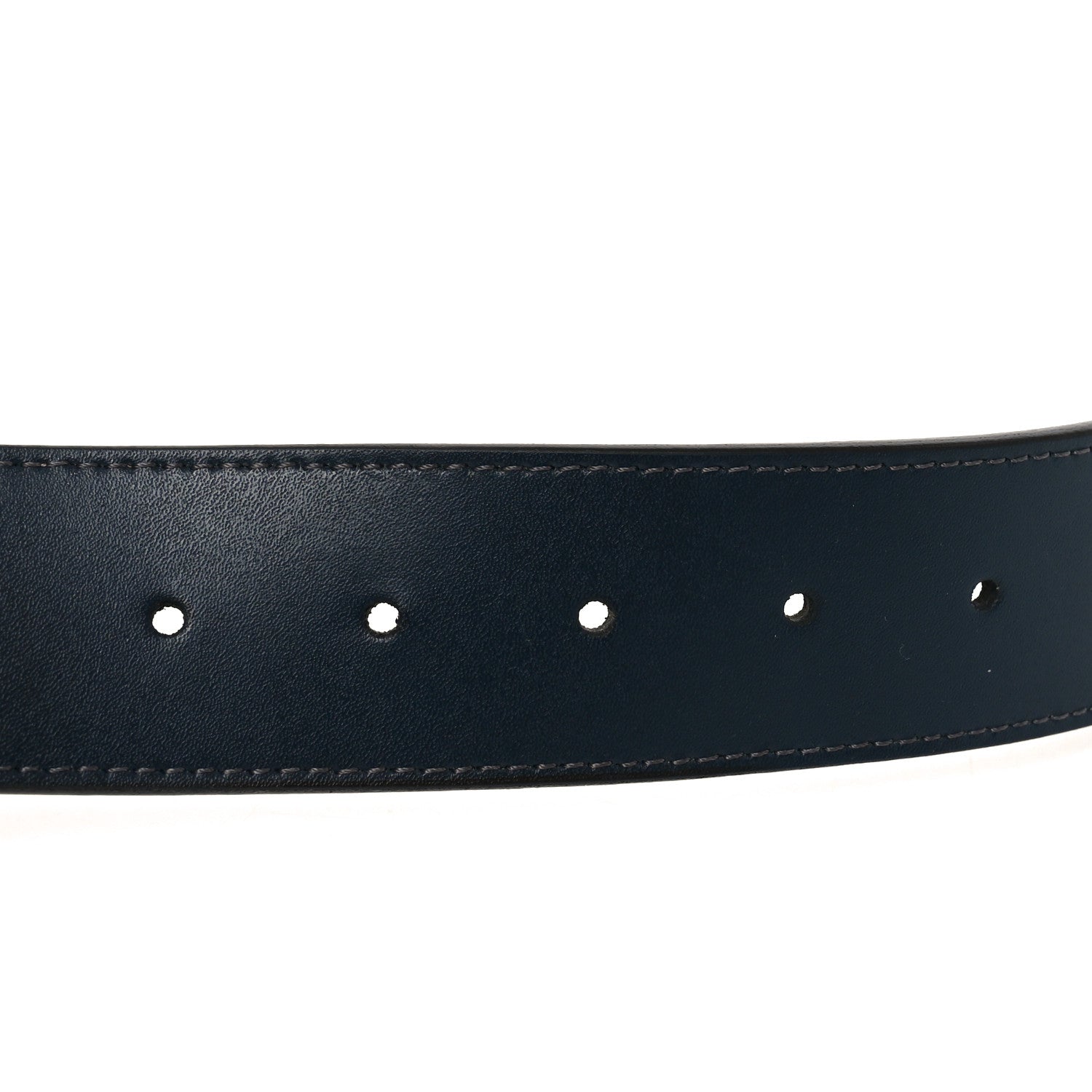 Fendi Vitello Liberty F is Fendi Bi-Color Reversible Belt Notturno Nuvola 3 of 7