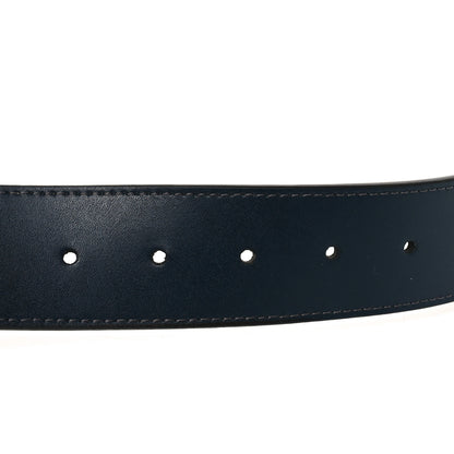 Fendi Vitello Liberty F is Fendi Bi-Color Reversible Belt Notturno Nuvola 3 of 7