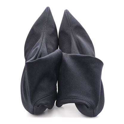 Balenciaga Jersey Crepe Pointed Toe Knife Booties 40 Black 2 of 8