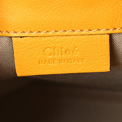 Chloe Suede Calfskin Mini Faye Backpack Dusty Yellow 6 of 13