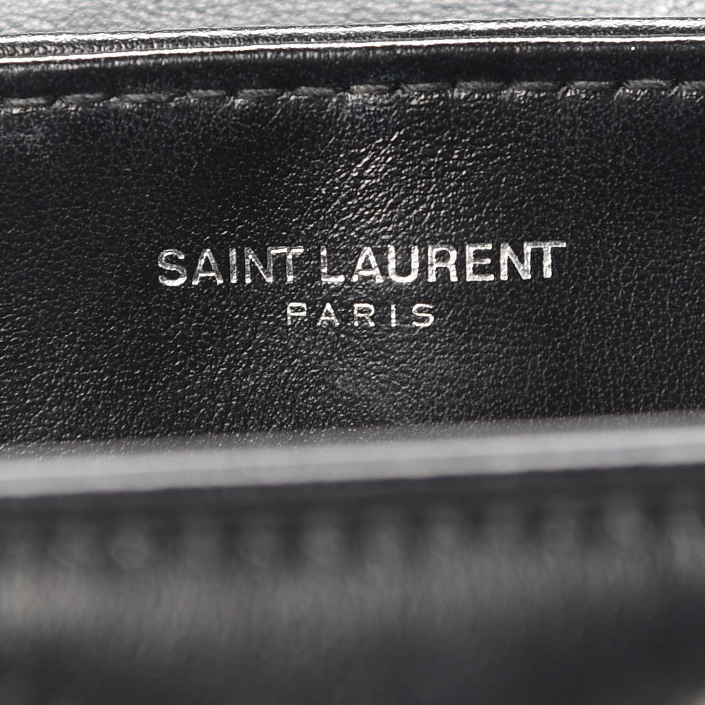 Calfskin Y Quilted Monogram Toy Loulou Crossbody Bag Black