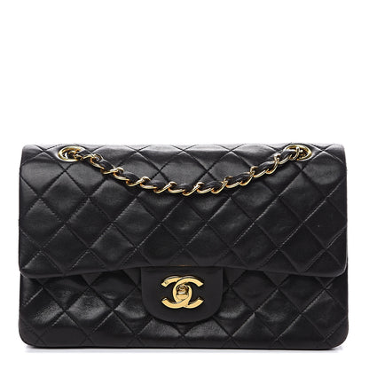 Chanel Lambskin Quilted Small Double Flap Black 1 of 16