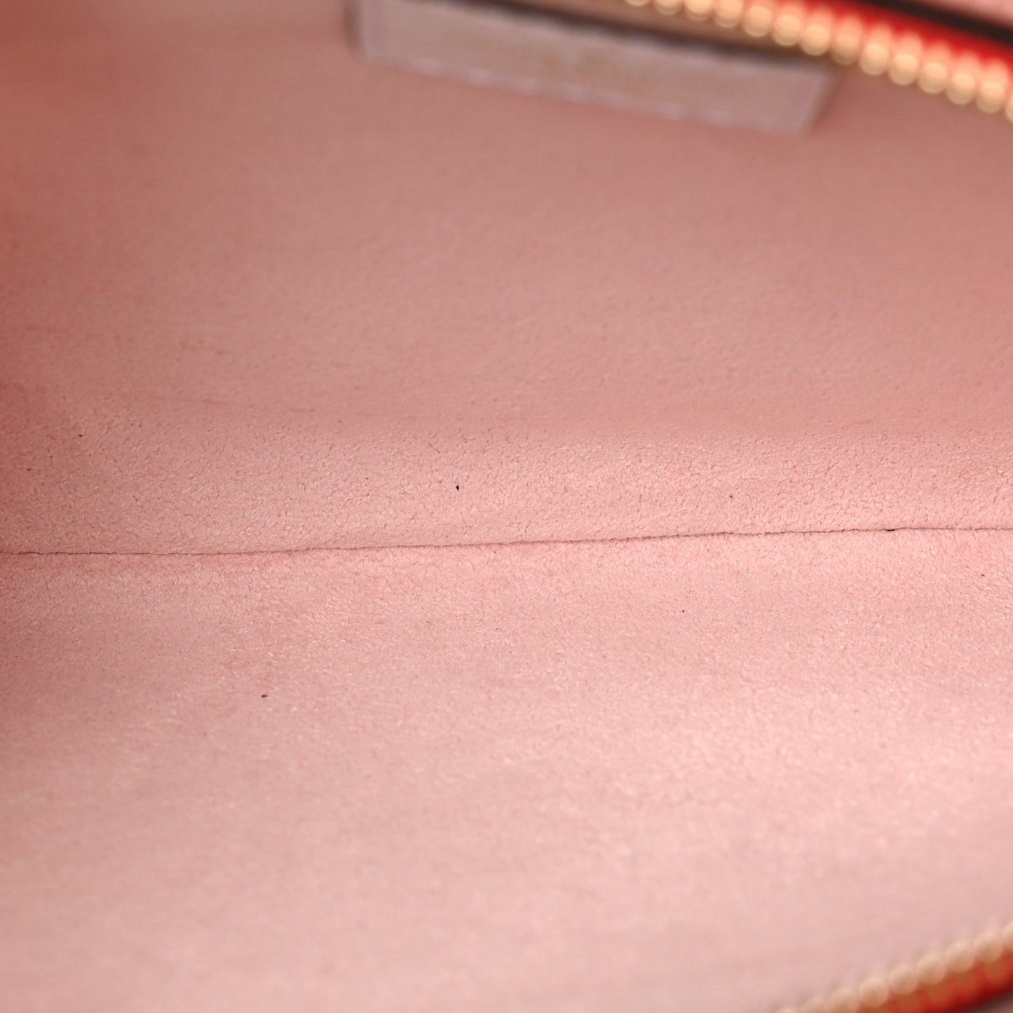 Monogram Giant Double Zip Pochette Rouge