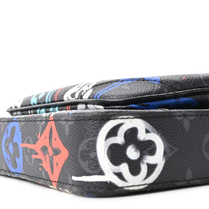 Louis Vuitton Monogram Eclipse LV Graffiti Trio Messenger Multicolor 11 of 11