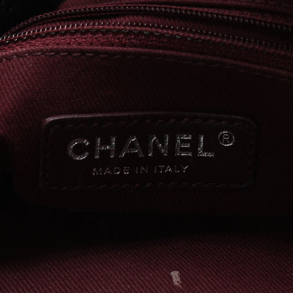 Chanel Glazed Calfskin Quilted Large Tote Black 5 of 8