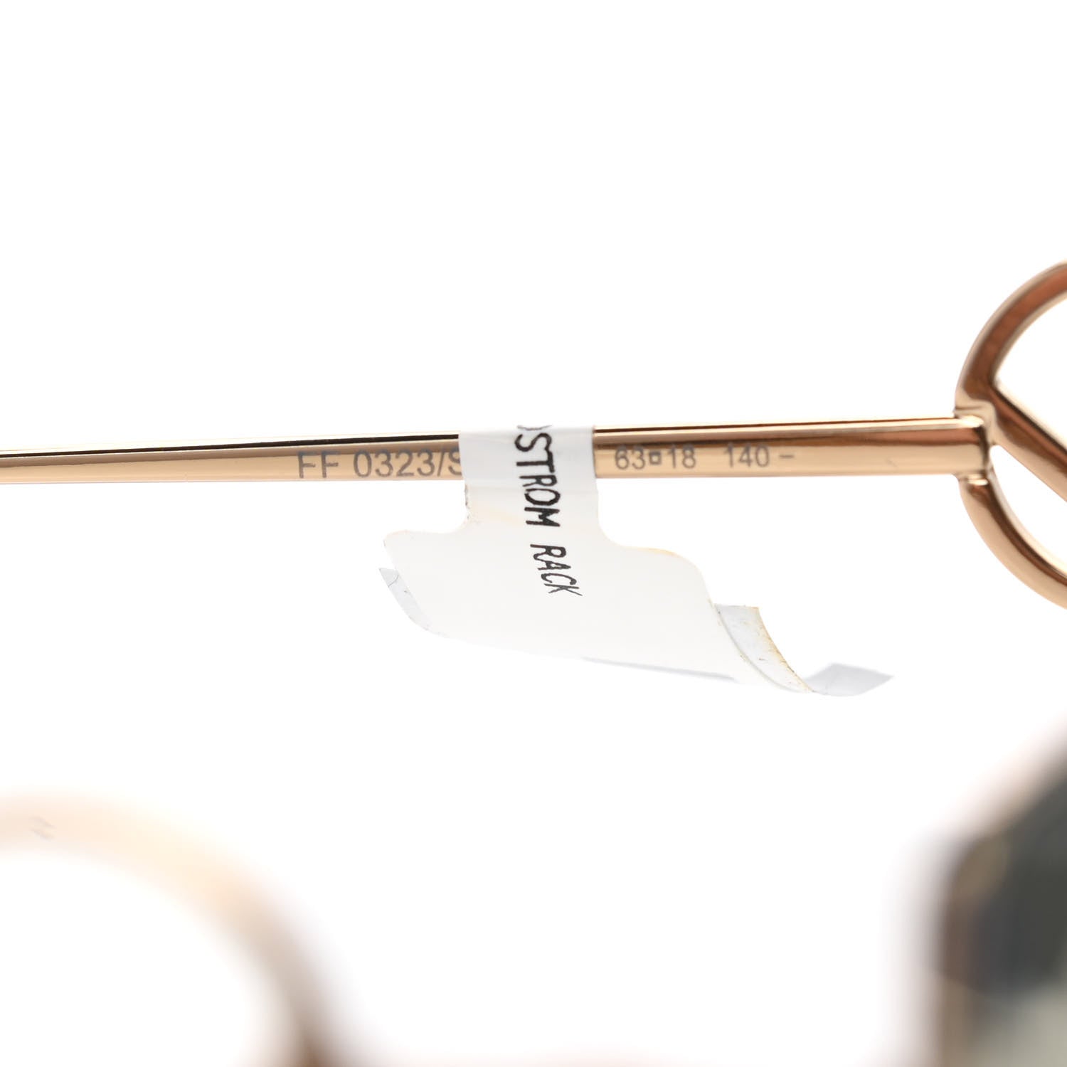 Fendi Metal F is Fendi Sunglasses FF 0323/S Gold 6 of 7