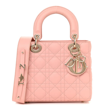 Christian Dior Lambskin Cannage Small My ABCDior Lady Dior Rose Clair 1 of 12