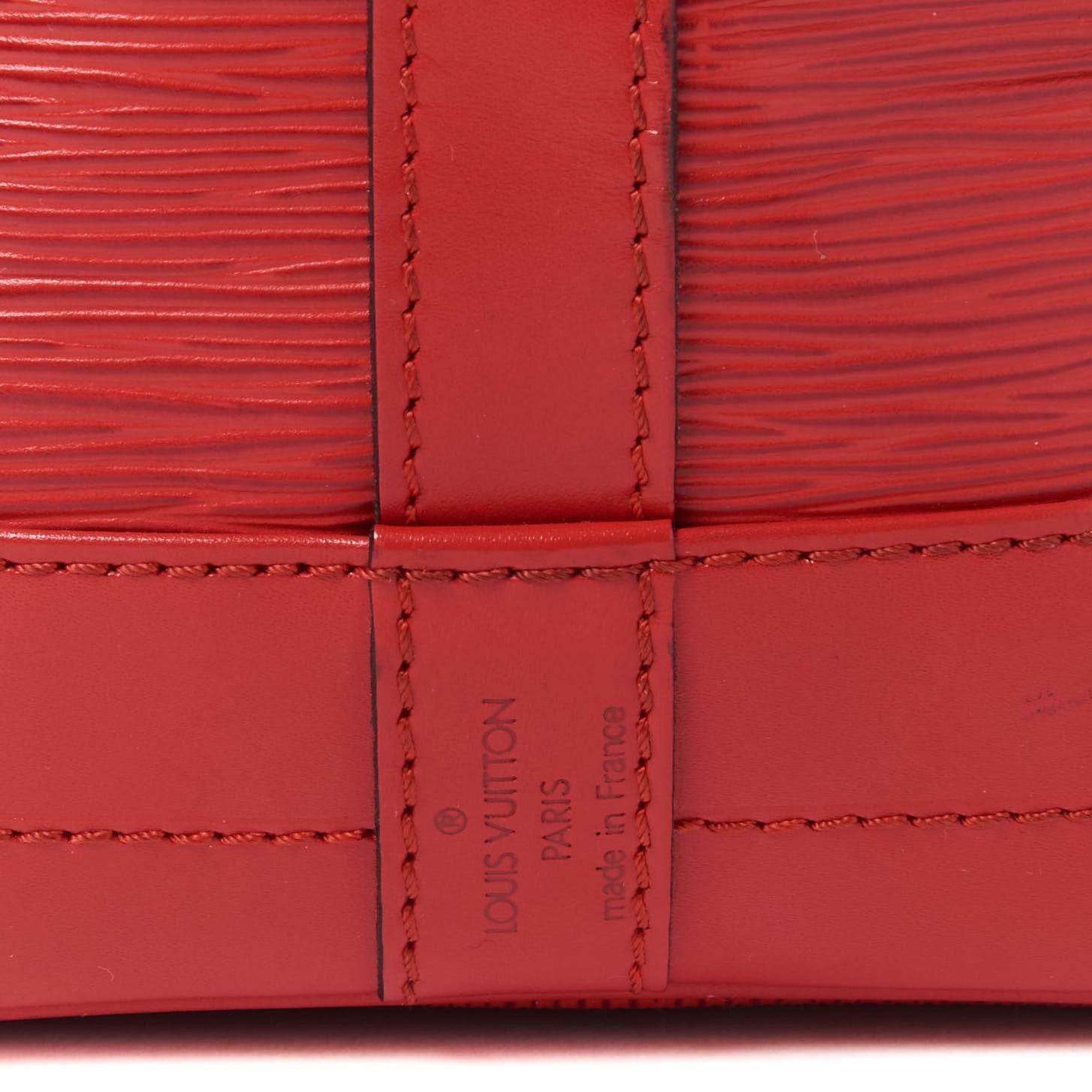 Louis Vuitton Epi Noe Castillan Red 7 of 8