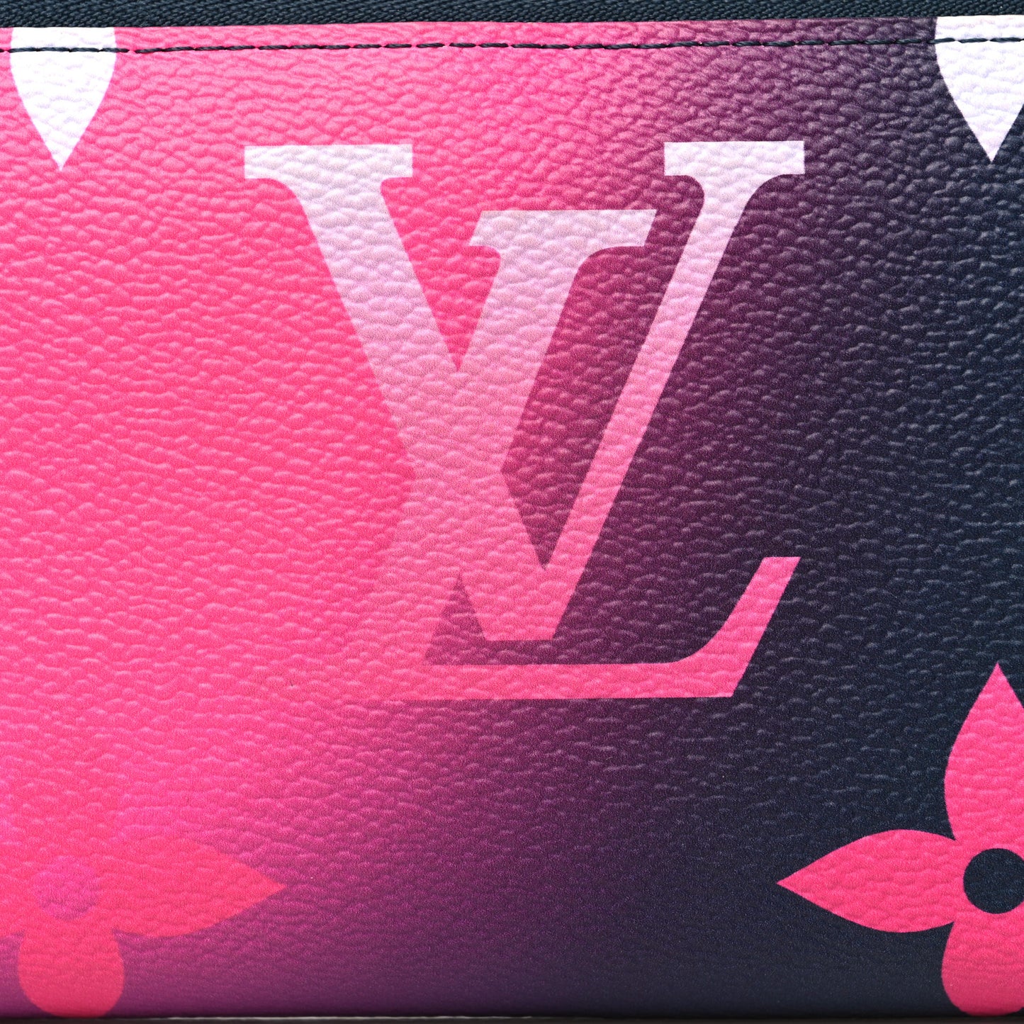 Monogram Giant Spring In The City Zippy Wallet Midnight Fuchsia