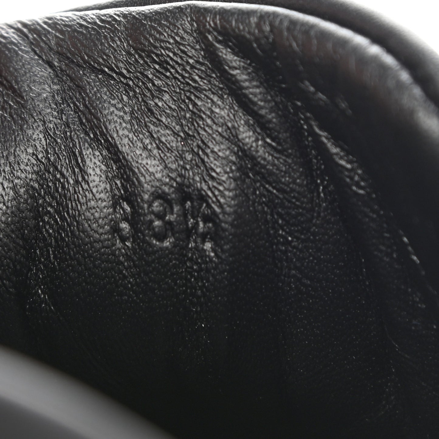 Calfskin Day Sneakers 38.5 Black