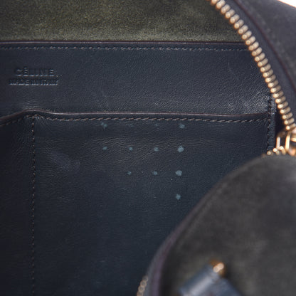 Celine Suede Small Soft Cube Satchel Forest 8 of 14