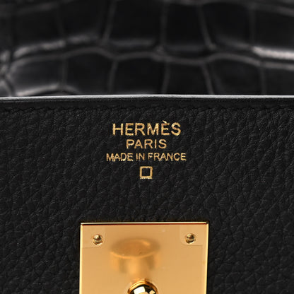 Hermes Togo Matte Alligator Birkin Touch 30 Black 6 of 11