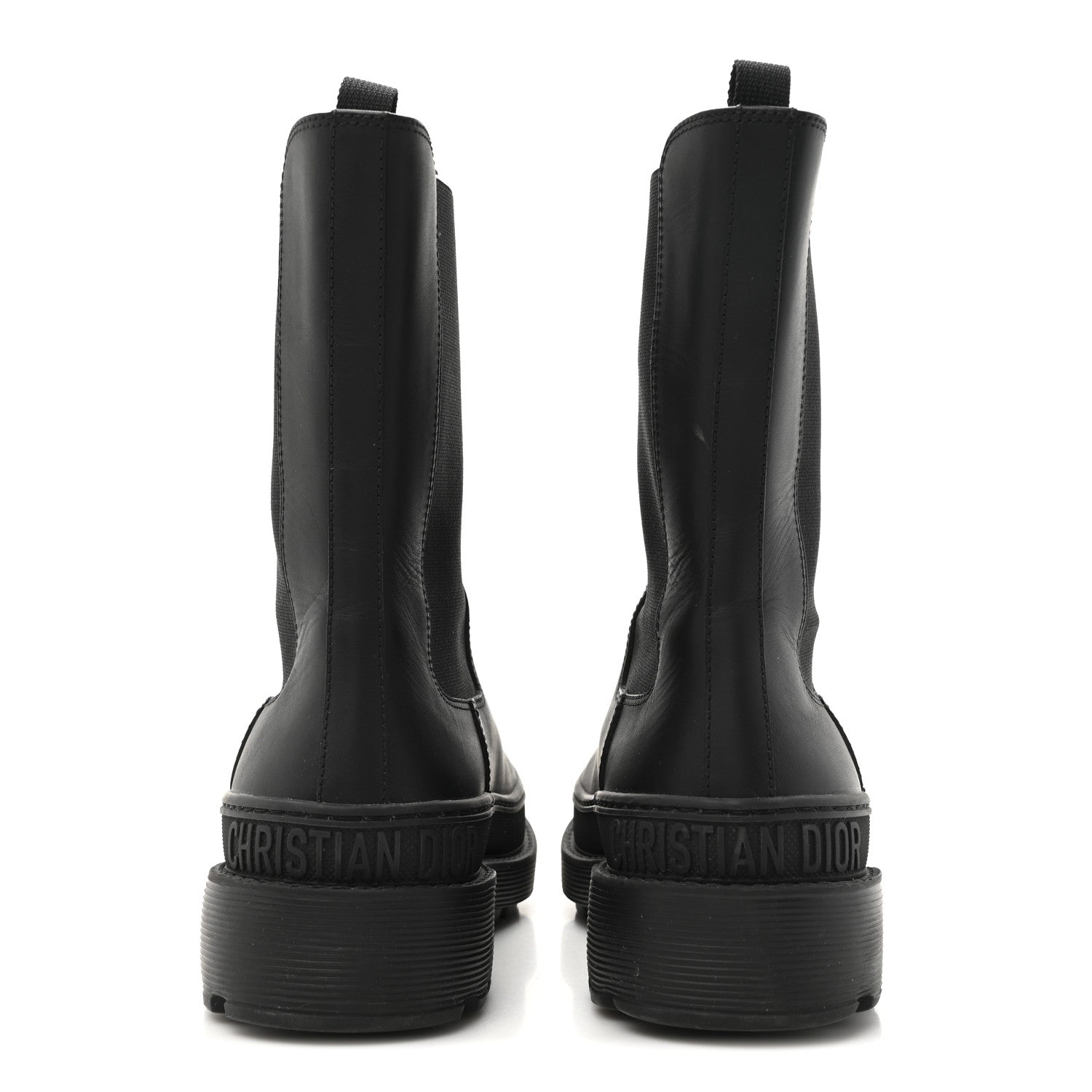 Christian Dior Calfskin Dior Trial Ankle Boots 38.5 Black 5 of 12