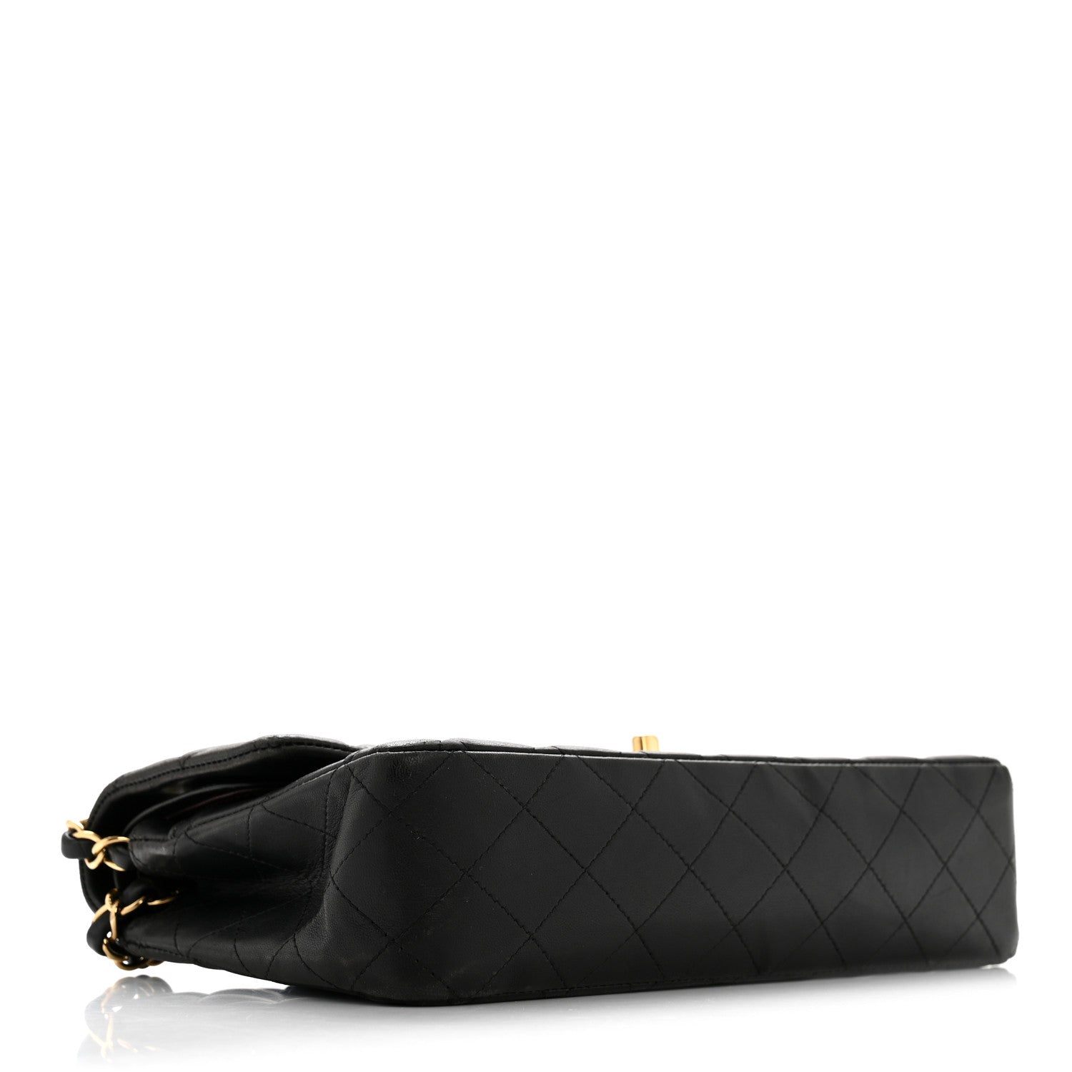 Chanel Lambskin Quilted Medium Double Flap Black 4 of 15
