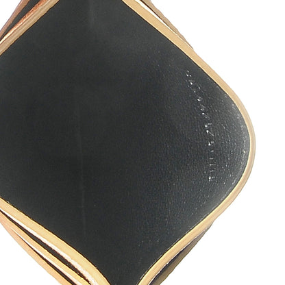 Saint Laurent Metallic Calfskin Monogram Credit Card Case Gold 5 of 8