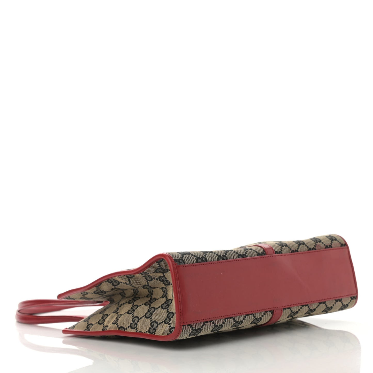 Monogram Small Bardot Shoulder Bag Red