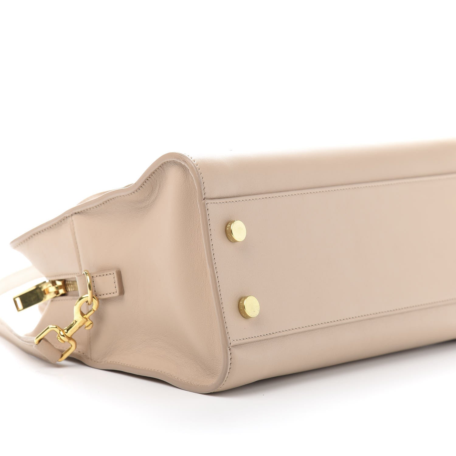 Saint Laurent Calfskin Monogram Baby Light Brown 8 of 14