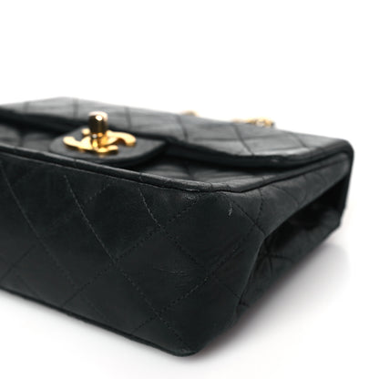 Chanel Lambskin Quilted Mini Square Flap Bag Black 8 of 8