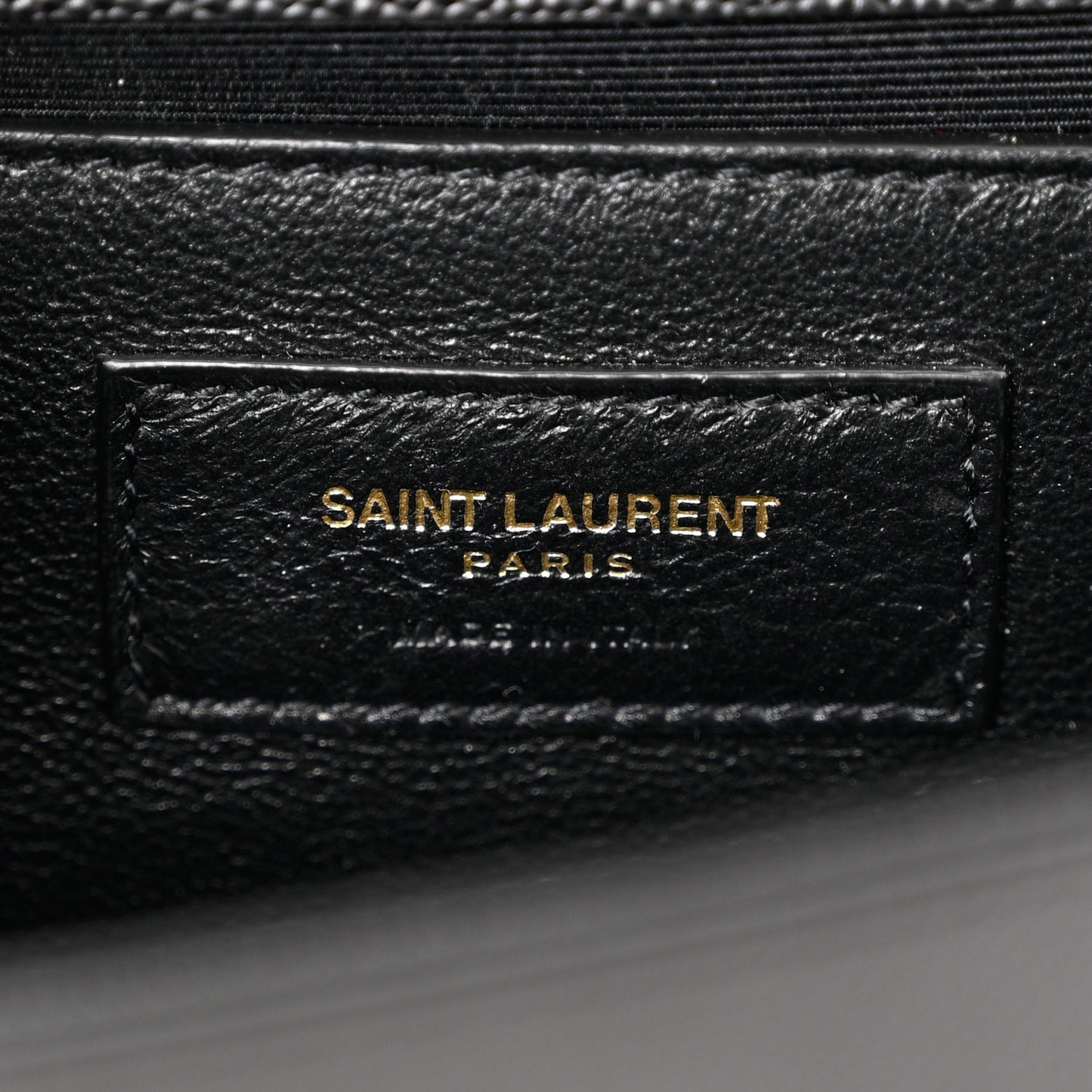 Grain De Poudre Monogram Cassandre Clutch Black