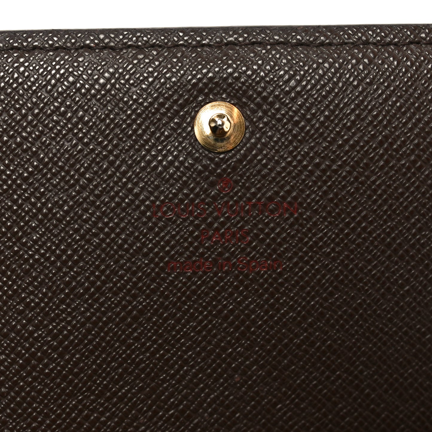 Damier Ebene Porte-Monnaie Billets Tresor Wallet