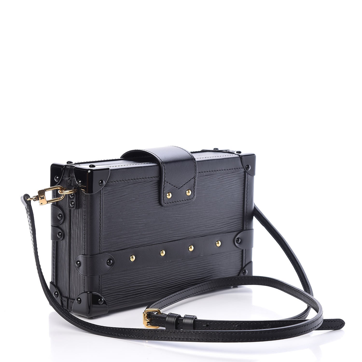 Louis Vuitton Epi Petite Malle Black 3 of 10