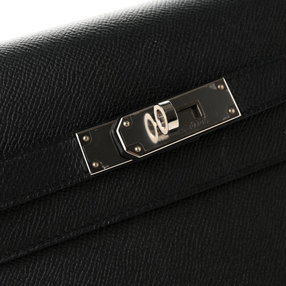 Hermes Epsom Kelly Depeches 25 Pouch Black 10 of 12