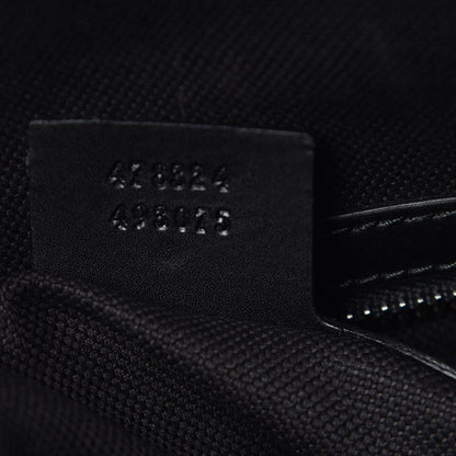Gucci GG Supreme Monogram Web Tote Backpack Black Grey 7 of 9
