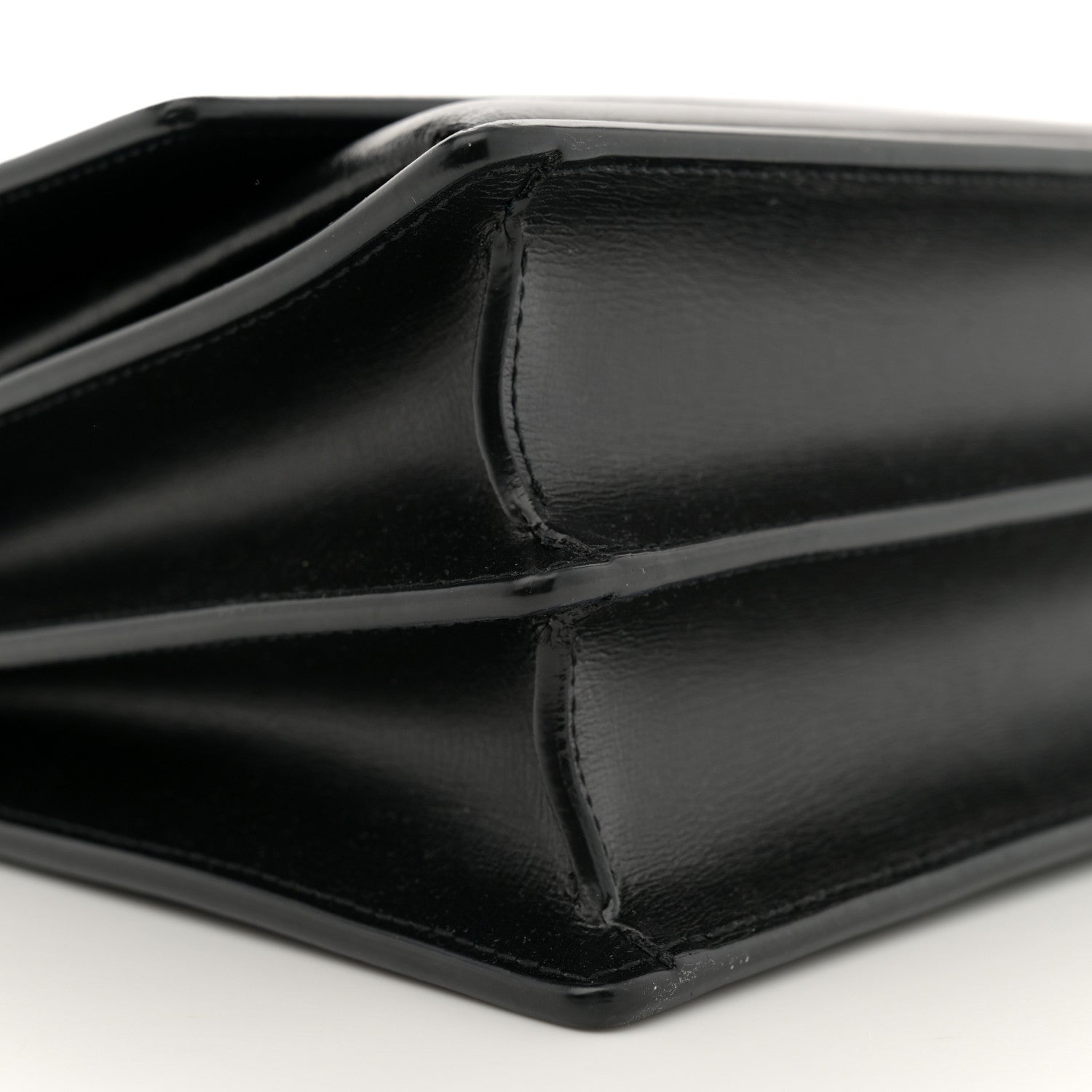 Saint Laurent Calfskin Medium Monogram Monochrome Sunset Black 9 of 14