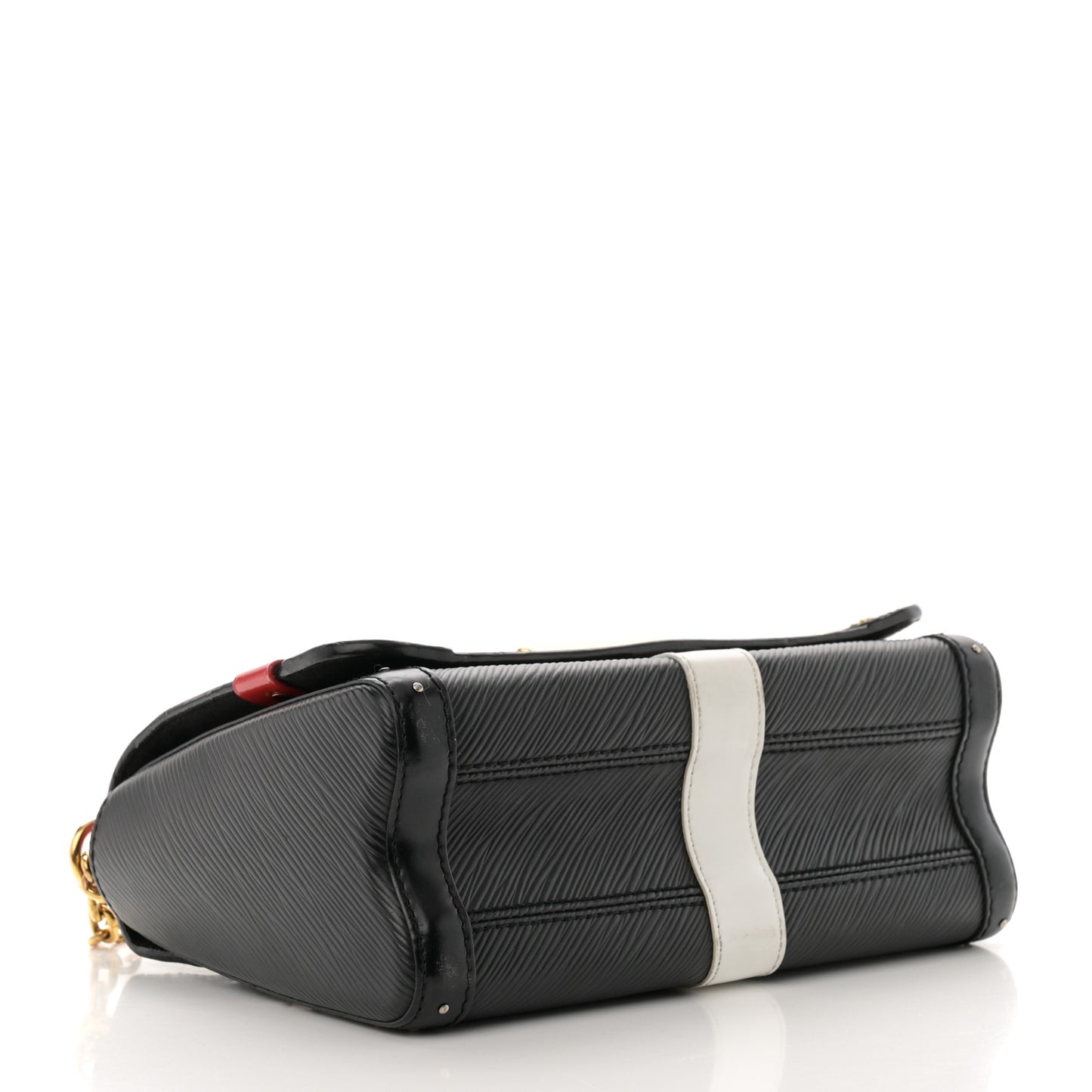 Epi Monogram Complice Trunks and Bags Twist Shoulder Bag MM Black