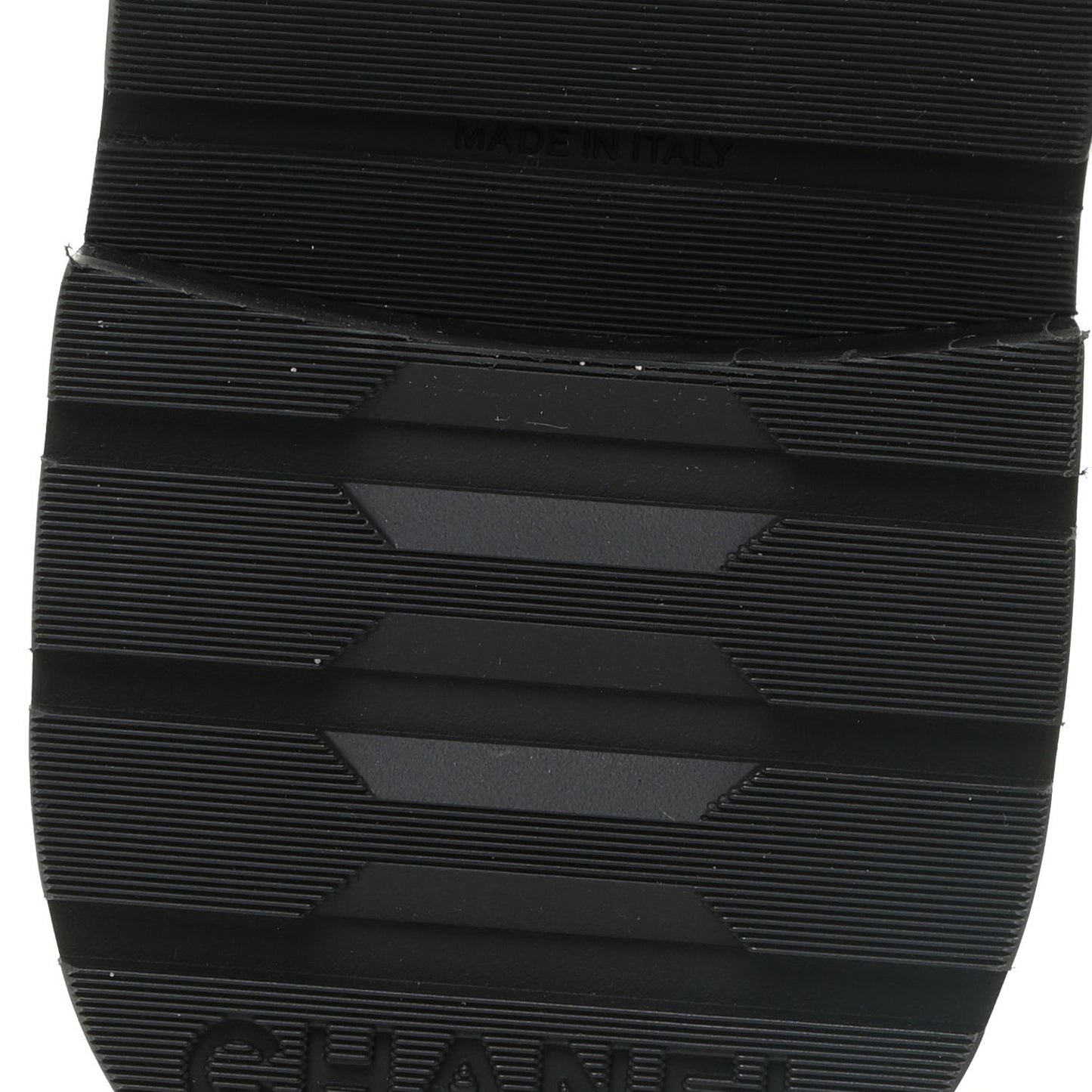 Shiny Calfskin Quilted Lace Up Combat Boots 36.5 Black