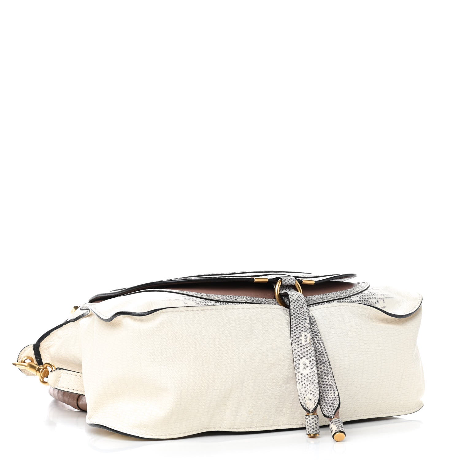 Chloe Lizard Embossed Medium Marcie Satchel 3 of 6