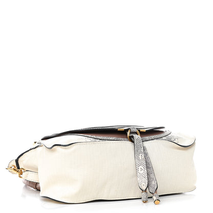 Chloe Lizard Embossed Medium Marcie Satchel 3 of 6