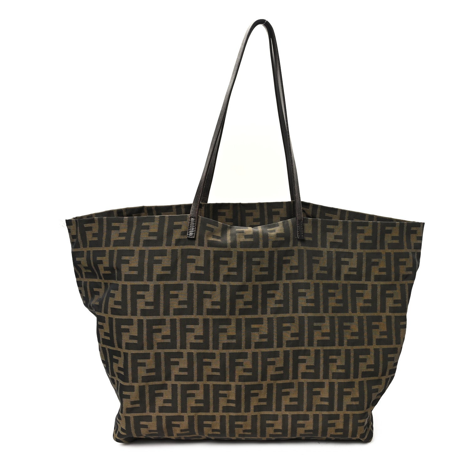 Fendi Zucca Shopping Tote Tobacco 1 of 12