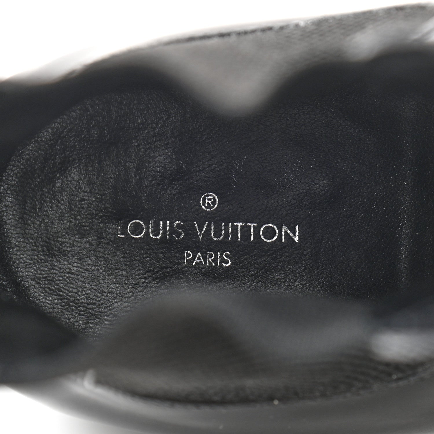 Louis Vuitton Calfskin Pointed Flat Boots 37 Black 7 of 11