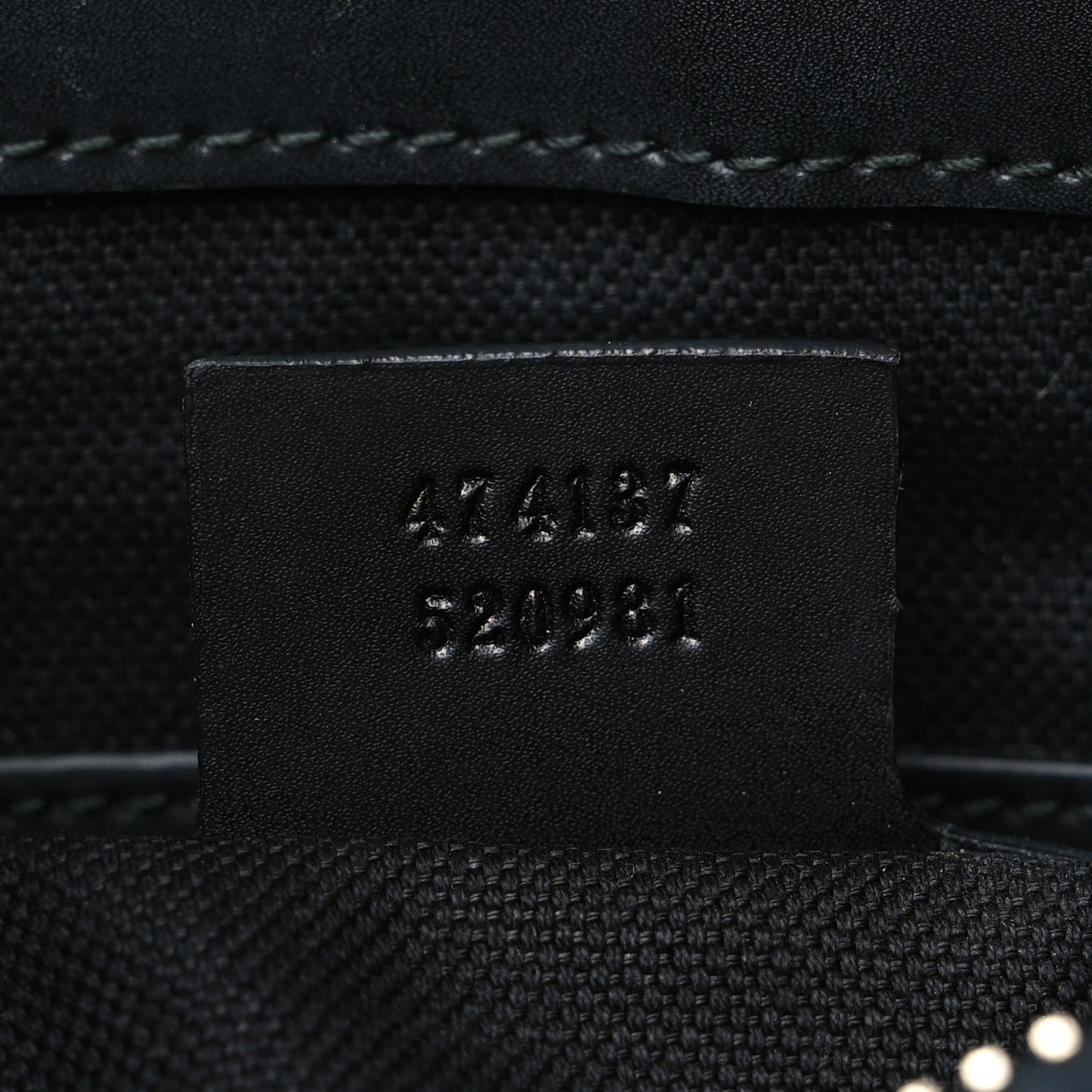 GG Supreme Monogram Appia Calfskin Web Flat Messenger Bag Black Grey