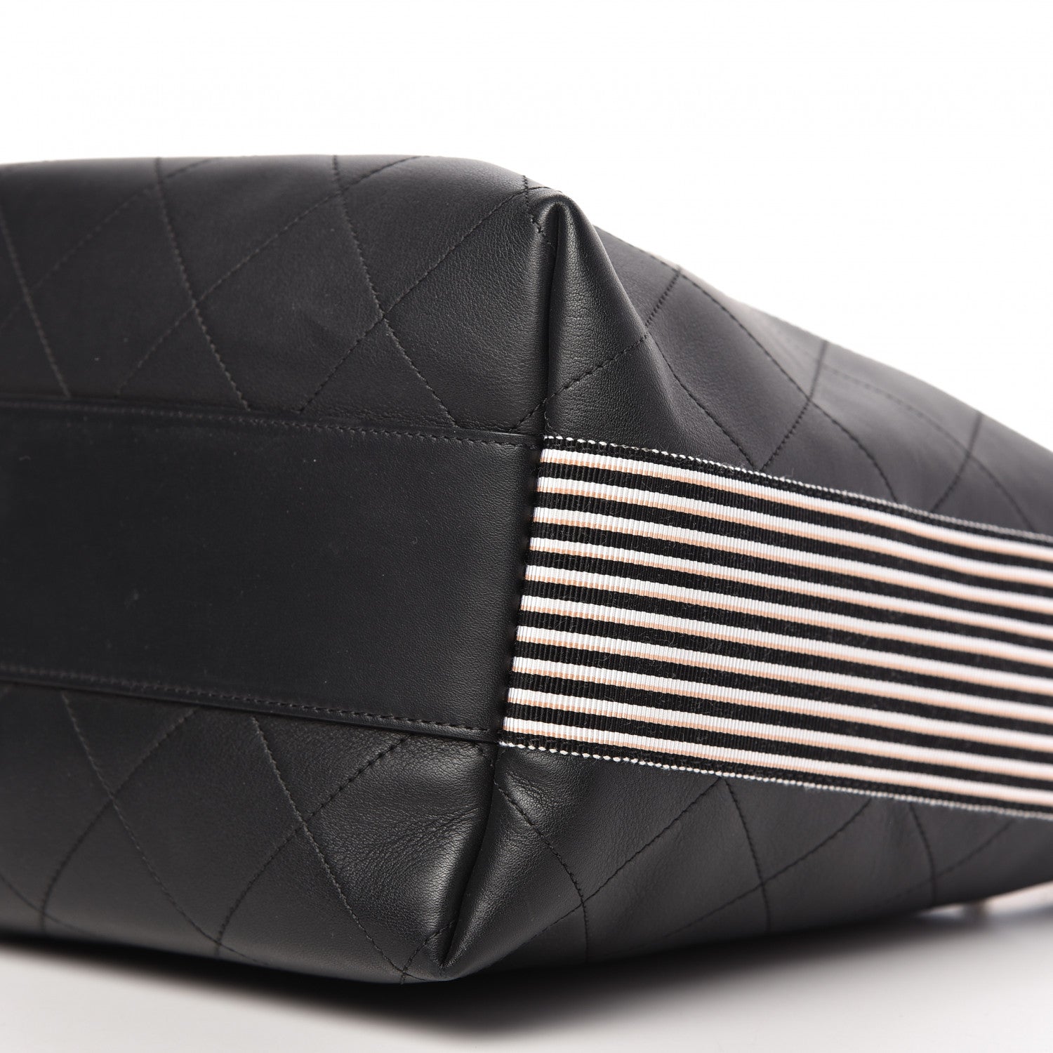 Chanel Calfskin Stitched Over & Over Hobo Black 7 of 9