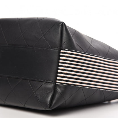 Chanel Calfskin Stitched Over & Over Hobo Black 7 of 9