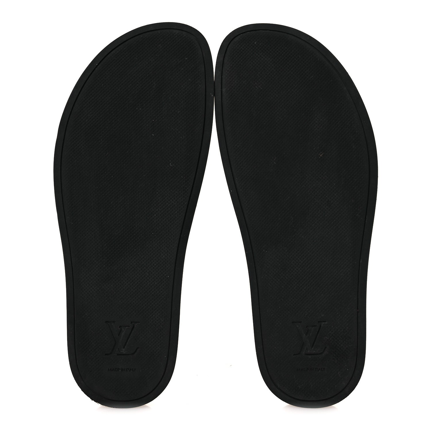 Louis Vuitton Monogram Eclipse Mens Waterfront Mules 7 Black 7 of 11