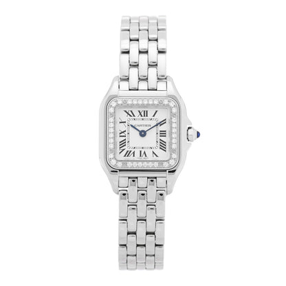 Cartier Stainless Steel Diamond 22mm Panthere Quartz Watch 1 of 5