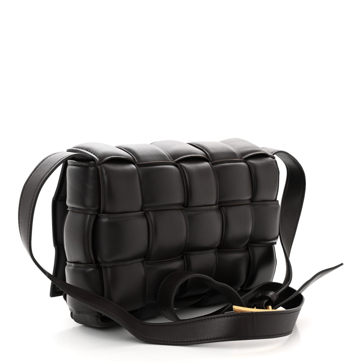 Bottega Veneta Nappa Maxi Intreccio Padded Cassette Crossbody Bag Fondente 3 of 10