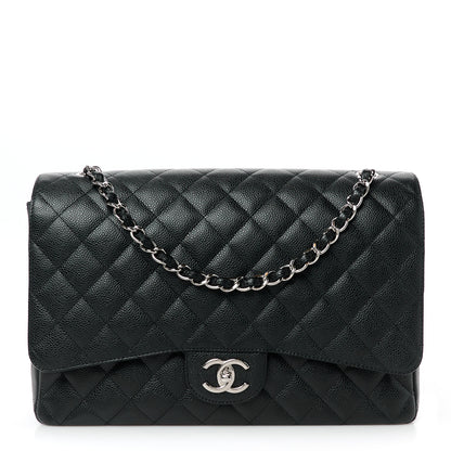 Chanel Caviar Quilted Maxi Double Flap Black 1 of 10